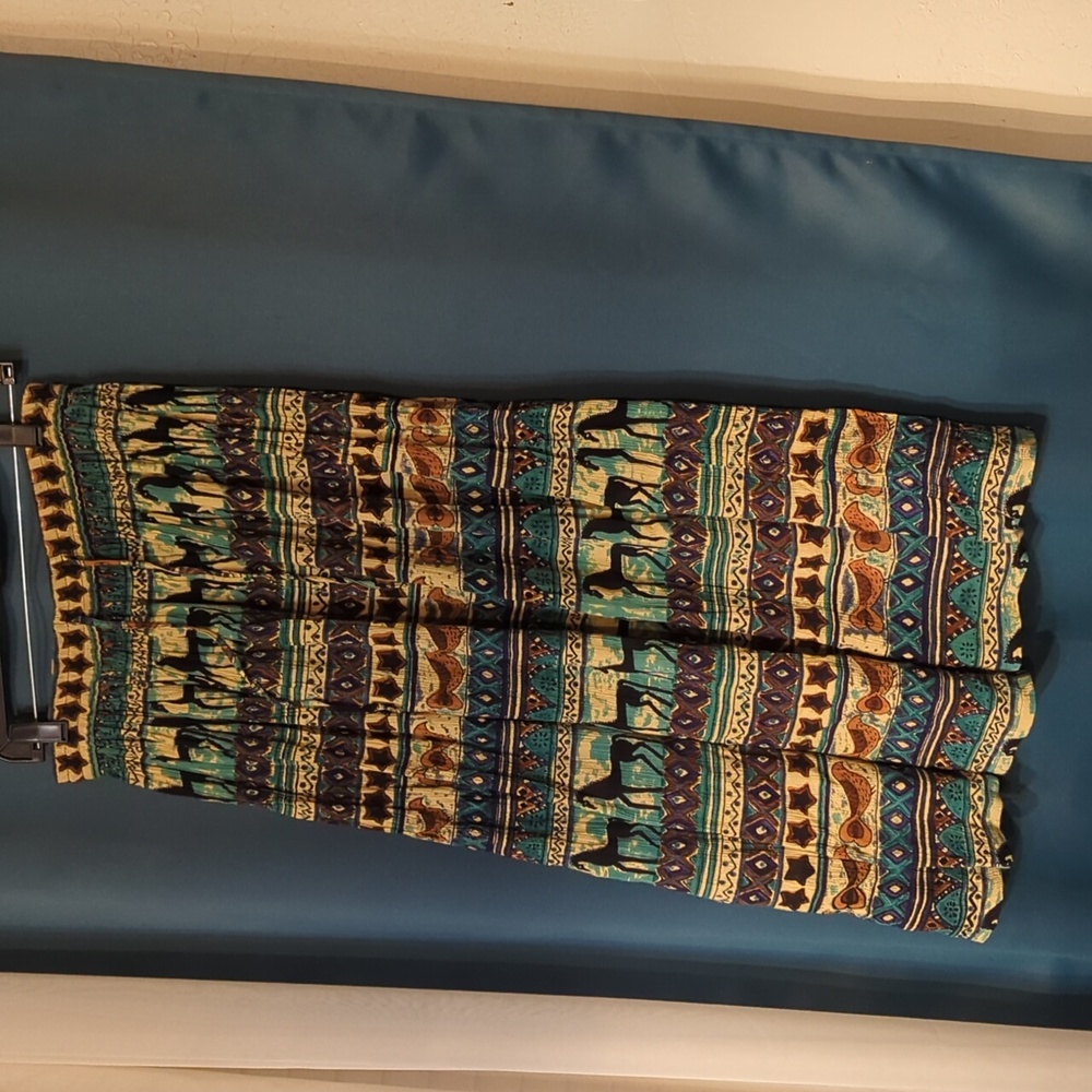Vintage Boho peasant skirt one size